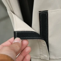 Outsunny 4 Pack Universal Gazebo Replacement Sidewalls Privacy Panel for Most 3 x 4m Gazebo Canopy Pavillion Outdoor Shelter Curtains Accessories Beige(m-7)