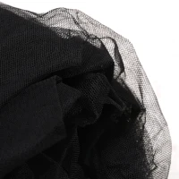 Outsunny Mosquitera para Sombrilla 300x300x240 cm Red para Sombrilla de Malla de Patio con Cremallera Negro(m-8)