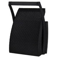 Outsunny Outdoor Foldable PE Rattan Sun Lounger with Soft Padded Cushion, Ergonomic Curved Design Sun Bed for Balcony, Garden, Black(m-10)