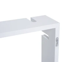HOMCOM Wandregal Würfelregal Cube Regal mit 3 Fächern MDF Weiß(m-7)