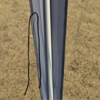 Outsunny 3x3m Outdoor Gazebo Tent W/Mesh Screen Walls-Grey(m-10)