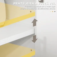 HOMCOM Armário de Cozinha para Micro-ondas Armário Baixa de Cozinha com 3 Portas Gaveta e Compartimentos 90x30x94 cm Branco(m-5)