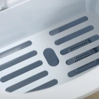 HOMCOM Máquina para Hacer Hielo 9 Cubitos de Hielo en 6-13 Minutos 12 kg en 24h con 2 Tamaños de Cubitos 24,2x34x32,8 cm Plata(m-9)