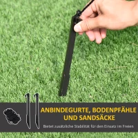 HOMCOM opblaasbaar spook Halloween LED(m-7)