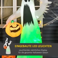 HOMCOM opblaasbaar spook Halloween LED(m-4)
