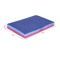 PawHut Cama Perro Manta Reversible para Mascotas Cama Fria Cálida de Perros Esponja de Memoria Colchoneta para Todas las Estaciones 88x56x10cm(m-3)