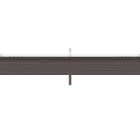 Outsunny Cobertura para Pérgola 3,5x2,5 m Teto de Substituição Retrátil para Pérgola com 10 Orifícios de Drenagem Café(m-7)