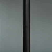 HOMCOM Lampadaire abat-jour cannage E27, max 40W dim. Ø38 x 153H cm acier noir et jaune(m-9)