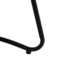 Outsunny Ensemble salon de jardin 3 pièces style exotique 2 fauteuils avec coussins + table basse résine tressée beige métal époxy noir(m-8)