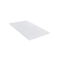 HOMCOM Surmatelas 90 x 190 mémoire de forme 4cm d'épaisseur 1 place - fabriqué en France(m-1)