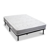 HOMCOM Matelas 140 x 190 - 15 cm d'épaisseur - mousse mémoire de forme et mousse recyclée 40 kg/m³ - 2 places(m-3)