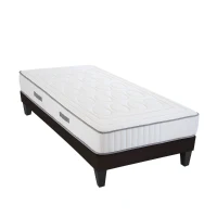 HOMCOM Matelas 90 x 190 - 18 cm d'épaisseur - mousse mémoire de forme et mousse recyclée 40 kg/m³ - 1 place(m-2)
