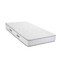 HOMCOM Matelas 90 x 190 - 18 cm d'épaisseur - mousse mémoire de forme et mousse recyclée 40 kg/m³ - 1 place(m-1)