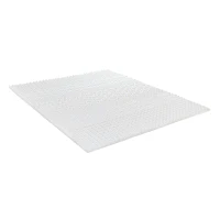 HOMCOM Surmatelas 140 x 190 mémoire de forme 4cm d'épaisseur 2 places - fabriqué en France(m-1)