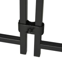 PawHut  Tarc de joaca pentru caini, cotet pentru exercitii in aer liber cu baldachin rezistent la apa cu protectie UV, incinta pentru caini mici si mijlocii, gaini, rate, 122L x 122W x 138H cm(m-8)