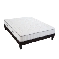 HOMCOM Matelas 140 x 190 - 18 cm d'épaisseur - mousse mémoire de forme et mousse recyclée 40 kg/m³ - 2 places(m-3)