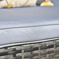 Outsunny hangbank 2-zits 127 cm x 57,5 cm x 60 cm(m-9)