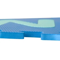 HOMCOM Mata puzzle dla dzieci 36 elementów mata do zabawy z literami i cyframi EVA kolorowa(m-8)