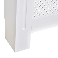HOMCOM Cobertura de Radiador de MDF Cobertura para Radiador com Prateleira Estilo Moderno 78x19x82 cm Branco(m-8)