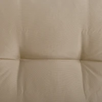 Outsunny Conjunto de móveis de jardim de 6 peças de vime Conjunto de sofá de 2 lugares Banco e mesa de jantar com almofadas acolchoadas Varanda cinza e Cáqui(m-7)
