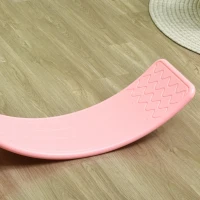 ZONEKIZ Balance Board, Kids Wobble board, for Ages 3-6 Years - Pink(m-9)