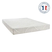 HOMCOM Matelas 160 x 200 21 cm d'épaisseur avec mousse mémoire de forme microcapsules de gel rafraîchissant fabriqué en France(m-1)