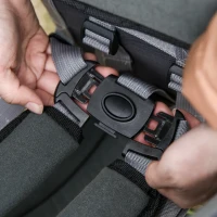 HOMCOM Baby Hiking Backpack Carrier Child Carrier with Ergonomic Hip Seat Detachable Rain Cover Adjustable Straps Stand for Toddler 6 - 36 Months Black(m-12)