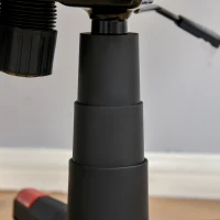 Vinsetto Gaming Stuhl mit Wipp- & Liegefunktion ergonomischer Schreibtischstuhl mit Fußstütze Kopfstütze Lendenkissen höhenverstellbarer Bürostuhl 90-160° Neigungswinkel Schwarz+Rot 72x72x121-130 cm(m-9)