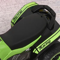 HOMCOM Toddler Kids Ride On Car Walker Foot To Floor Green/Black(m-13)
