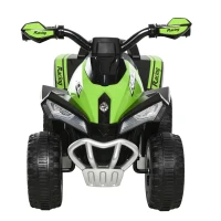 HOMCOM Toddler Kids Ride On Car Walker Foot To Floor Green/Black(m-14)