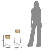 Mauro Ferretti Suport pentru flori EXY CM Ø 37X76-27X51(m-6)