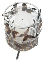 Mauro Ferretti SUPORT DE LUMANARI FLUTURE CM 15X23,3(m-3)