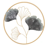 Mauro Ferretti Panou De Perete Din Fier Cu Flori Simple Cm Ø 45,5X3,5(m-1)