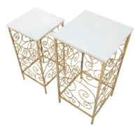 Mauro Ferretti Suport De Telefon In Spirala Coppia Cm 34X34X70-29X29X60(m-3)