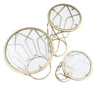 Mauro Ferretti Masa de cafea TUNIS TRIS CM Ø 32X71-28X65-23X61(m-3)