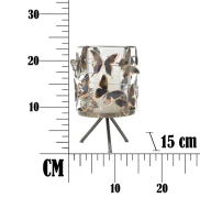 Mauro Ferretti SUPORT DE LUMANARI FLUTURE CM 15X23,3(m-7)