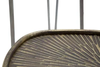 Mauro Ferretti Masuta de cafea DELHI set din 3 bucati CM Ø 53,5X54X47-45,5X46X41-38X38X35(m-9)