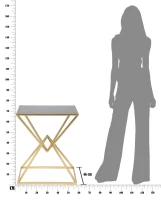 Mauro Ferretti Masuta de cafea PYRAMID CM 57X46X68(m-11)