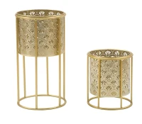 Mauro Ferretti Suport De Vaza Golvy Set 2 Buc -A- Cm Ø 21X40-19X22(m-1)