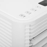 HOMCOM 1010W Portable Air Conditioner 4 Modes LED Display 24 Timer Home Office White(m-5)