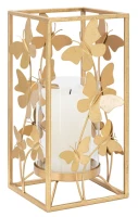 Mauro Ferretti  Suport de lumanari fluture glam 14X14X29cm(m-1)
