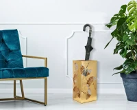 Mauro Ferretti Suport De Umbrele Frunza Sculptata Cm 24X24X55(m-7)
