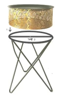 Mauro Ferretti Masa Leavy Set 2Pcs Cm Ø 40X66-35X56(m-8)