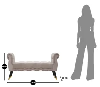 Mauro Ferretti BANCA PARIS GRI/AURIU CM 120X40X60(m-9)