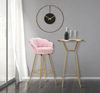 Mauro Ferretti Scaun de bar VIENNA ROZ CM 55X53X110(m-8)