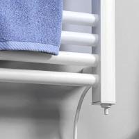 HOMCOM badkamerverwarming, 24/7 programmering, 4 modi, bescherming tegen oververhitting, 54 cm x 4 cm x 96 cm, wit(m-9)