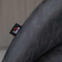 HOMCOM 2-delige set barkrukken, in hoogte verstelbaar, 360 graden draaibaar ontwerp, 57 cm x 50 cm x 84-104 cm, Grijs(m-9)