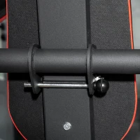 HOMCOM multifunctioneel dompelstation voor Pull-Ups Steel, zwart(m-8)