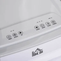 HOMCOM Klimatyzator przenośny 4 tryby Klimatyzator z pilotem timer 24 h ABS(m-9)
