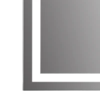 HOMCOM LUSTRO ŁAZIENKOWE Z OŚWIETLENIEM LED 50x70(m-8)